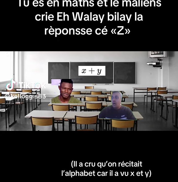 Humour Malien : Réponse Z en Maths !