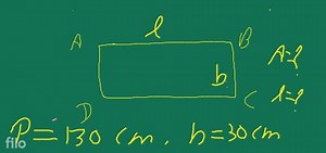The perimeter of a rectangle is 130 \mathrm{cm}. If the breadth... | Filo