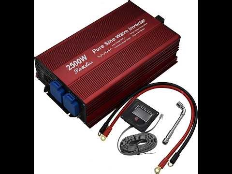 Fit4Less: 2500 watt Pure Sine Inverter 110V Review - Pros & Cons - Pure Sine Wave Inverter