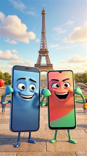 iPhone vs Android 😂 The Funniest Phone Battle Ever! 📱🔥 #Shorts