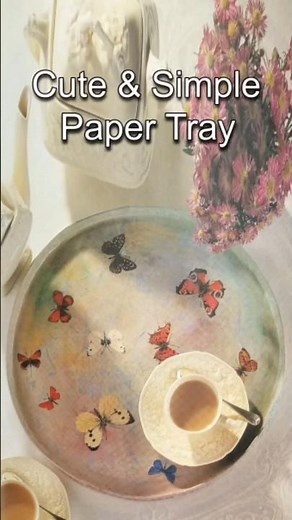 DIY Cute Papier-Mâché Tray | Easy & Adorable Craft | Hunarkar Crafts