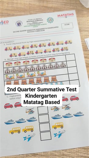 30K views · 76 reactions | Pm sa mga wala pa, Second Quarter Summative Test All editable in Word With TOS and Certficate | Kinder Corner by Teacher Almarie | Facebook