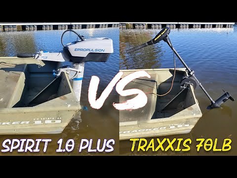 Electric Outboard VS Trolling Motor | ePropulsion Spirit 1.0 Plus VS Minn Kota Traxxis
