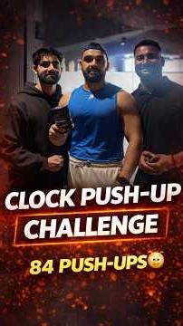 84 Clock Push-Ups in One Go 😤 | Push-Up Challenge