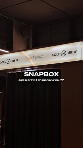 Akhirnya @Snapobox main ke Medan, hadir di cafe hits di medan 📍Cold N Brew Medan Mansyur, JI. Dr. Mansyur No.77 💢 Promo Code : MDN20 #photobooth #photobox #photoboxmurah #photoboxmedan #cafemedan #medan #fyp #foryou