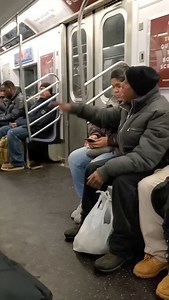 An ad lib drama in an NYC subway. #newyorkcity #newyork #subwaystories #subways #newyorksubwaystories | Ferry I. Sadikin