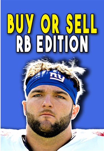 Buy or Sell: Fantasy Football Running Backs before Week 1 #fantasyfootball