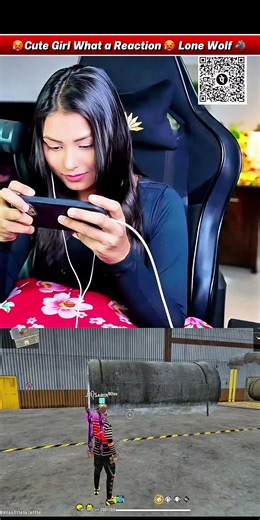 Cute Girl Gameplay Reactions in Free Fire