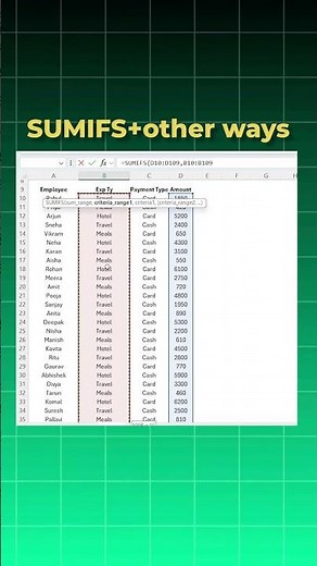 SUMIFS Is Powerful… But Not the Only Way 🔥
