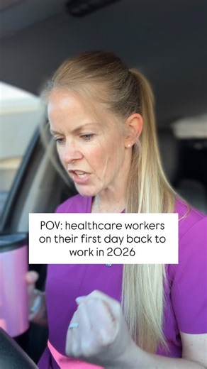 Kellie Buresh | Build an Online Business on Instagram: "Day 1 back at work = chaos, caffeine, repeat ☕️ My mental capacity: questionable. My ambition: unstoppable 🤪 That 4am alarm clock sure hit hard as a reminder to why I am building an online business to allow more financial and time freedom in my life. My 2026 goals: Reduce clinical care to 3 days a week MAX by March 🙅🏼‍♀️ Pay off debt 💳 Join church mission trip to Malawi 🇲🇼 Regain consistent exercise 🏋🏼‍♀️ Spend more time outdoors & 
