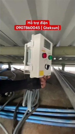 Installing an electrical support system for a solar water heater #electricsupport