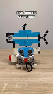 6.9K views · 33 reactions | Fish Kinetic Sculpture from Nezha Pro Ocean Kit by @elecfreaks_official #creative #kineticsculpture #mechanical #legofan #mechanism #lego #technic #satisfying | Bricks Master Builders | Facebook