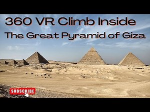 Climbing Inside of The Great Pyramid of Giza - 360 VR View of Khufu Pyramid - Cairo, Egypt