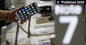 Samsung to Recall 2.5 Million Galaxy Note 7s Over Battery Fires (Published 2016)