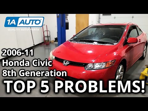 Top 5 Problems Honda Civic Sedan 8th Generation 2006-2011