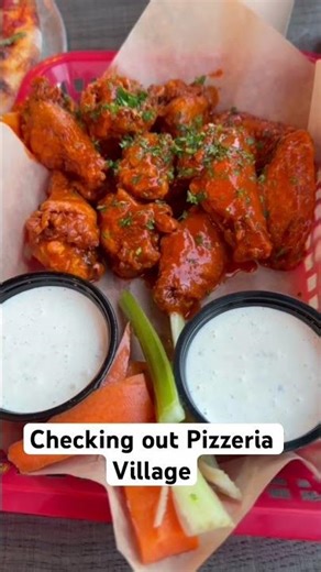 Checking out Pizzeria Village #drkcaenterprise #foodie #food #pizza #restaurant #dinner