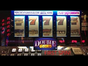 CLASSIC OLD SCHOOL CASINO SLOTS: DOUBLE GOLD SLOT PLAY! 9 LINE 5 REEL DOUBLE GOLD! NICE WINS!