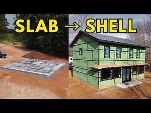 From Concrete Slab to Weather-Tight | Full Build Compilation