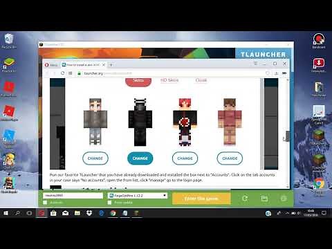 Comment installer un skin minecraft sur Tlauncher