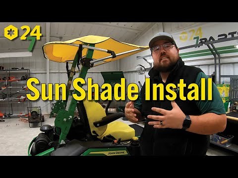 How to Install Sunshade on John Deere Zero Turn Mower
