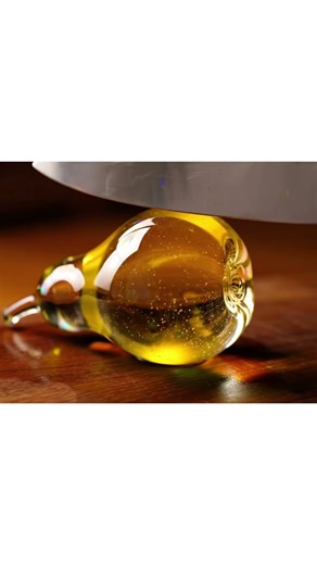 "Cutting the Most Perfect Golden Pear 🍐 ... ASMR Macro Slice"