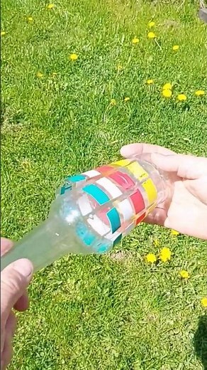Самоделка из пластиковых бутылок флюгер ветряк своими руками #diy #tool #самоделка