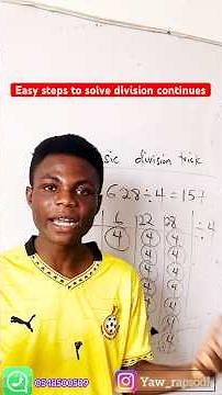 EASY STEPS TO SOLVE DIVISION continues #basicmaths #shorts