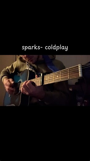 Sparks🎇🎇 #guitartok #fyp #sparkscoldplay