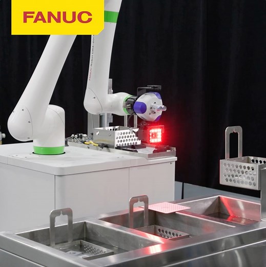 👀🤖Today, guiding a robot with 2D or 3D vision increases flexibility and reduces cost in many different industrial robot applications. And as collaborative robots gain popularity, they bring new possibilities to incorporate machine vision in the work cell. Join FANUC's very own, Josh Person, next week 4/12/23 @ 1pm EDT for a free webinar with Photonics Media on how machine vision and cobots work well together for a wide range of applications. He will focus on: ✅ Whether cobots are stationary or