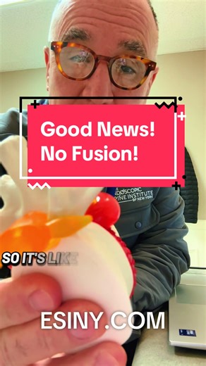 Great news. No fusion needed. In this video Dr. Albert Telfeian and Endoscopic Spine (Shens office) The Endoscopic Spine Institute Of New York they are able to avoid lumbar fusion for far lateral discs with an endoscopic approach. #soine #spinesurgery #backpain #backpainrelief #fusion @thespineboss | www.ESINY.com