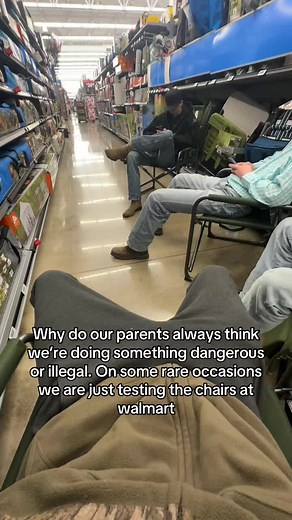 Testing Chairs at Walmart: A Funny Parental Perspective