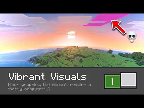 Vibrant Visuals: The NEW Way To Play Minecraft (Summer Drop Beta)
