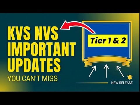 KVS & NVS: Important Updates You Can't Miss
