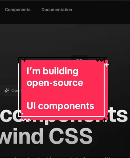 Guys, I’m building open source UI components, follow me or leave me a message to contribute