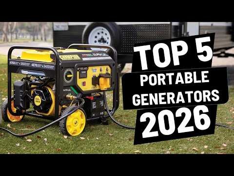 ✅The 5 Best Portable Generators of 2026 | Top 5 Picks Reviewed