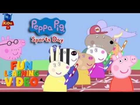 Peppa Pig Sports Day and More Fun Learning Video number 131