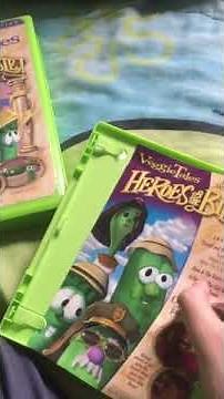 My VeggieTales Heroes Of The Bible VHS/DVD Collection 2020 Edition