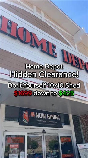 75% OFF DIY SHEDS AT HOME DEPOT! 🏚️🔨 Home Depot SKU: 660-356 If you want to know if this deal is in a store near you, comment "PRICE" and I'll send you an invite to my discord group! #profitlounge #deals #clearancefinds #homedepot #homedepotclearance | Profit Lounge