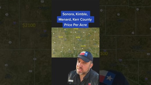 "Land for Sale Across Texas: Kimble, Sonora, Kerr, and Menard"
