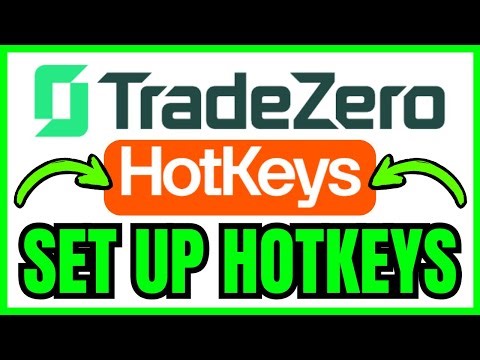 How To SET UP Hotkeys On TradeZero (QUICK & EASY) 2025