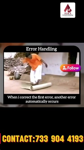 • What is Error Handling?