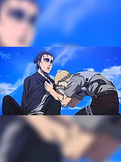 What did Reiner and Eren talk in their last conversation? #aot #eren #reiner #eeuu #snk