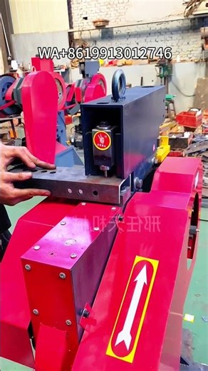 High-quality multi-functional punching and shearing machine. #punchingandshearingmachine#ironwork