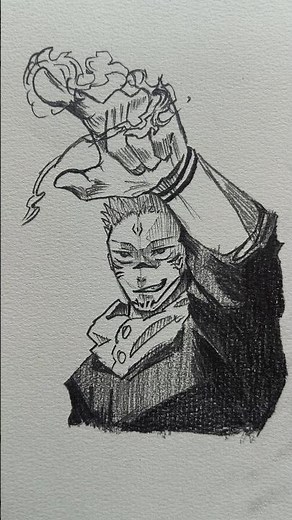 How to draw sukuna step by step #sukuna #jujutsukaisen #drawing #anime