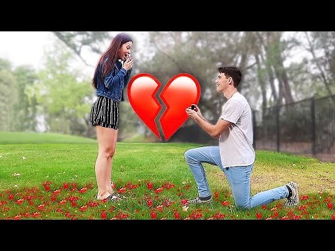 PROPOSAL PRANK ON GIRLFRIEND *gone wrong*
