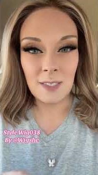 Look At Short Blonde Ombre Wig