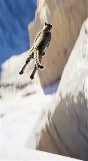 The Impossible Leap: Snow Leopard vs. Ibex