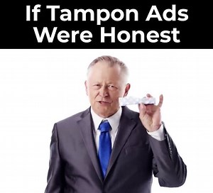 74K views · 2.3K reactions | Not that we want tampon ads to get all into the graphic details of what their products actually do. But seriously, what’s with all the yoga and blue fluids? | Cracked.com | Facebook