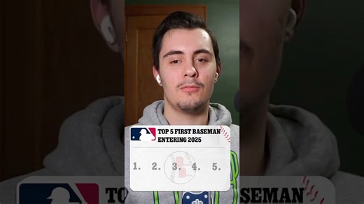 Who are MLB’s top five first baseman in the game right now?👀 #shorts #baseball #mlb