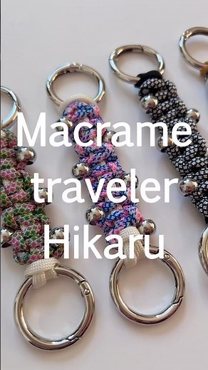 パラコードでキーリング作ってみた🫰🏻 I made a keyring with paracord 🫰🏻